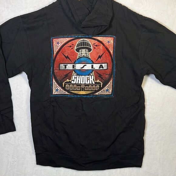 Tesla‎ shock album cover zip hoodie - Picture 1 of 5